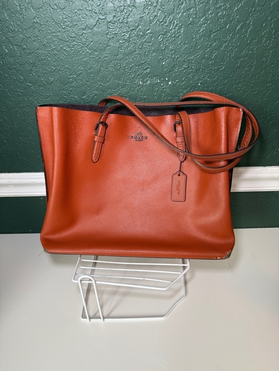 Coach Handbags - Coach Mollie Pebble Leather Tote Bag